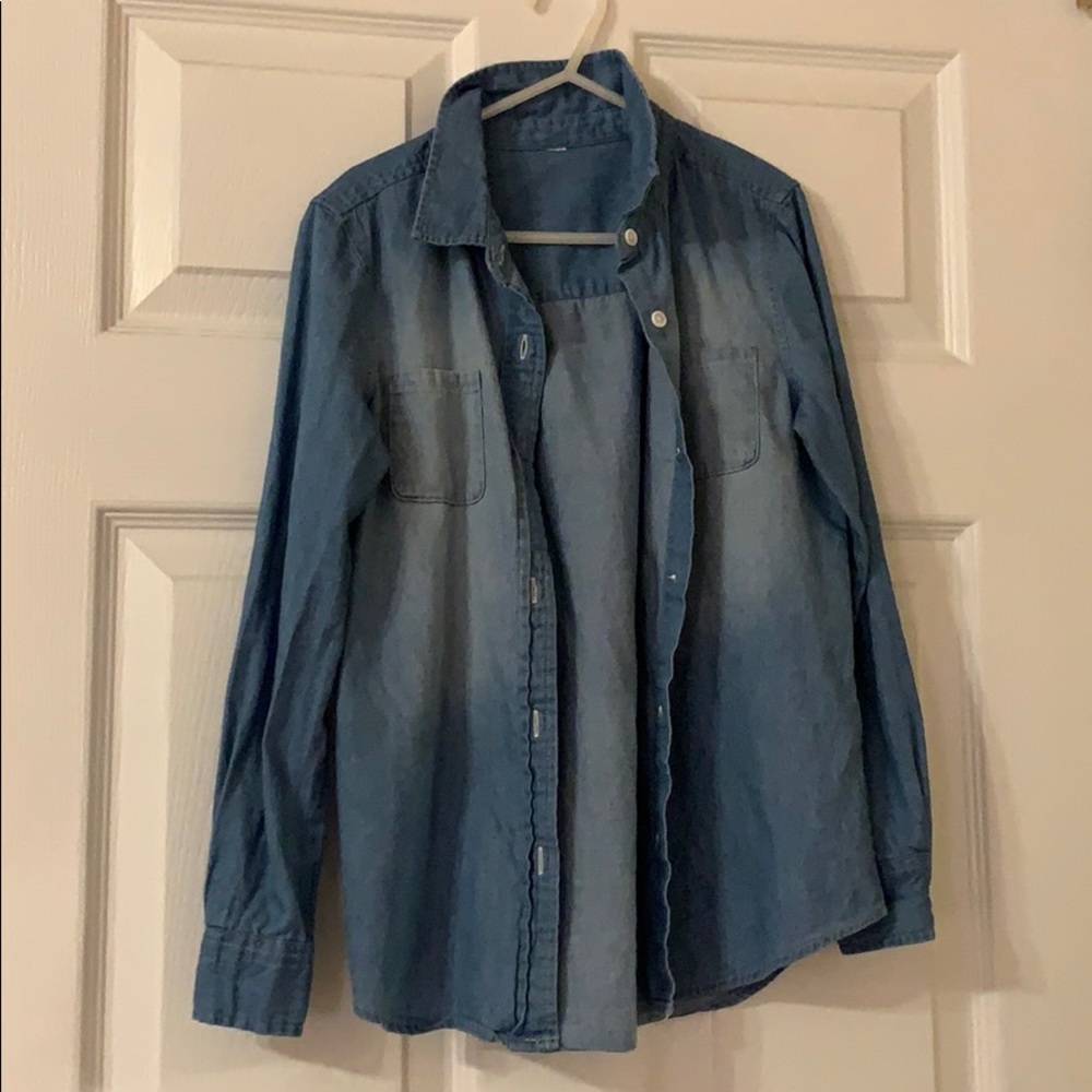 Kids cloth pull over denim styled jacket